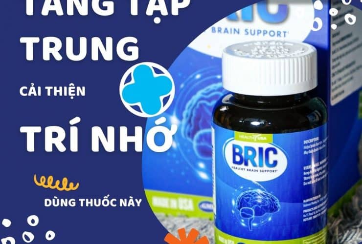 Bric Viên Uống Tăng Cường Trí Nhớ, Bổ Não Nhập Khẩu Mỹ