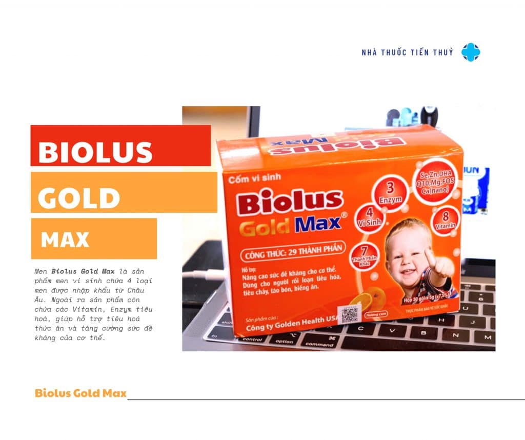 Lý do Men vi sinh Biolus gold max, là Men vi sinh tốt dành cho trẻ táo bón