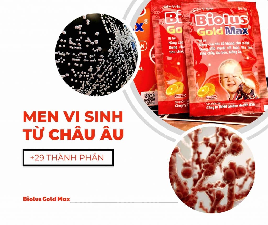 Lý do Men vi sinh Biolus gold max, là Men vi sinh tốt dành cho trẻ táo bón