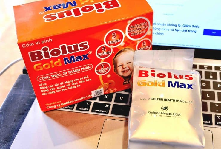 Lý do Men vi sinh Biolus gold max, là Men vi sinh tốt dành cho trẻ táo bón